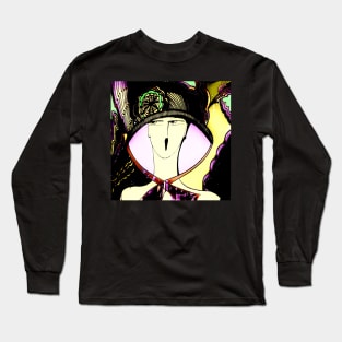 ART DECO SUMMER HAT Long Sleeve T-Shirt